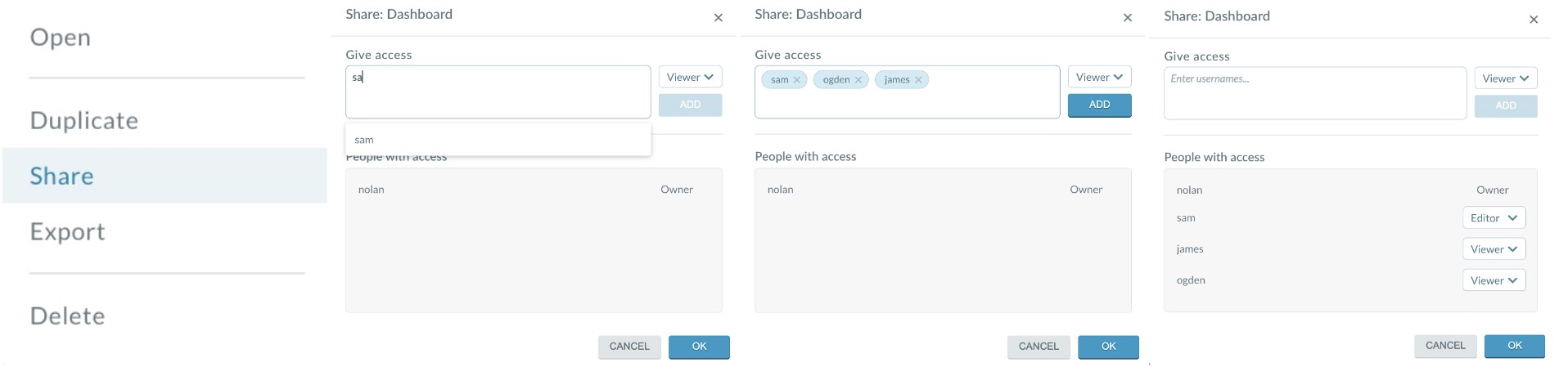mPulse Dashboard Sharing