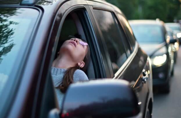 Traffic Jam, source: https://stock.adobe.com/search?k=stuck+in+traffic